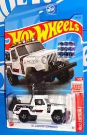 Hot Wheels 2023 Factory Set Target Red Edition 5/12 '67 Jeepster Commando White