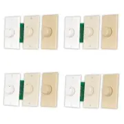 Acoustic Audio AAVCD3C Speaker Volume Control 3 Color White Ivory Almond 4 Pack