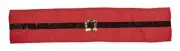 Sequin Santa Belt Red Table Runner
