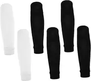 [VICASKY] 3 Pairs Soccer Shin Guard Covers Knitted Shin Pads Socks Breathable Football Shin Sleeves for Kids Teenagers Adults Beginners Youth