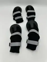 Good2Go All Weather Boots For Dogs Size XL Neoprene With 2 Straps Black New