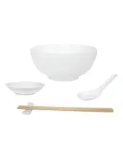 [Maxwell & Williams] White Basics Noodle Bowl Set 10 Pieces Gift Boxed in White