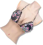 [SCYFREID] Silicone Breast Form Half Body Silicone Breastplate For Crossdressers Drag Queen C-G Cup Silicone Gel Filler