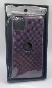 Iphone 11 purple hard Case in box new.