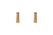 2PK Joseph & Joseph Milltop Wood No-spill Pepper Shaker Grinder Mill Beech