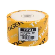 SPECIAL! 50-PK Tiger Brand 16X White Top DVD-R Blank Disc 4.7GB