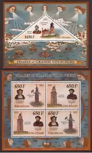 Columbus / Drake / Magellan / Lighthouses/ Great Explorers - MNH** SN.