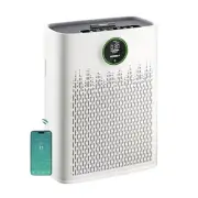 True HEPA Air Purifier w/ Wi-Fi & Built-in Dust Sensor. White, Ecoself HAP-603WF