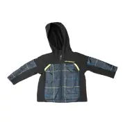 Weatherproof Boys Lightweight Hooded Jacket Black Size 24 Months 8485