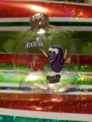 Handmade Disney Finding Dory Ornament- Pick Your Glitter color!