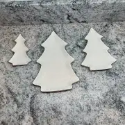 LENOX "Highly Carved Tree” 3 Piece Nesting Set" Christmas Candy Nut Dishes~NEW