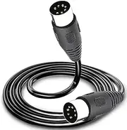 tunghey 7 Pin Din Midi Cable Male to Male Controller Interface Audio Cable for Ba-ng & Olu-fsen, Na-im, Qu-ad.Stereo SystemsCable 3M