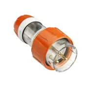 Clipsal 56 Series Plug Top Ip66 Straight 3 Pin 32A 250V Electric Orange - 56P332-EO