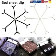 Adjustable Bed Fitted Sheet Straps Gripper Holder Fastener Clip ClippersUL