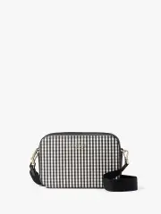 Madison Jazzy Gingham Printed Mini Camera Bag