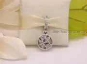 NEW Authentic Pandora Silver SPRINGTIME PENDANT Charm 791843EN40 RETIRED