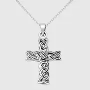 Mens Celtic Cross (Silver) All