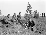 WW2 WWII Photo World War Two German Soldiers Prepare for Surrender Germany 2744