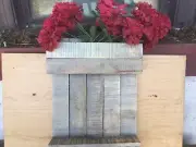 Handmade Rustic Hat An Coat Rack Repurposed Pallet Wood 3 Double Antique Hooks