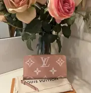 BRAND NEW LOUIS VUITTON ZIPPY WALLET~BICOLOR MONOGRAM EMPREINTE~PINK~$1360.80