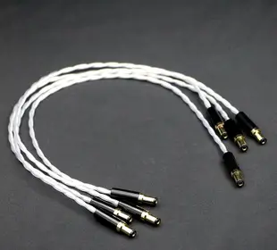 7N單晶銅OCC鍍銀DC直流線性電源線插頭輸出線5.5*2.1 2.5公對公頭