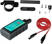 SWOOMEY 1 Set Portable Dual USB Motorcycle Charger Adapter Kit with SAE Connection and Switch for Fast Charging Cable Included for Phones and Devices The Go