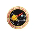 NASA Admin Patch Black Embroidered Iron on Sew on patch Badge For Clothes