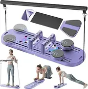 6-in-1 Pilates Reformer Board – Portable & Foldable Home Workout Machine for Core Strength, Full-Body Training & Flexibility – Ideal for Women & Men Purple