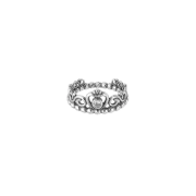 (W) Pandora Princess Tiara Crown Ring Sterling Silver Clear