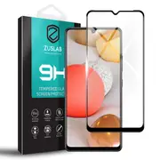 ZUSLAB Galaxy A42 5G Tempered Glass Screen Protector Film 9H Hardness for Samsung - Black