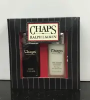 CHAPS BY RALPH LAUREN SET: COLOGNE 1 OZ WITH ALCHOL FREE SKIN SMOOTHER 1 OZ NEW.
