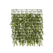 Belle Boxwood Wall Mat Hanging Artificial Home/Garden Decor 82x25cm - Green