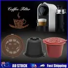 Reusable Coffee Capsule Filters for Nespresso Coffee Machine with Brush Spoon