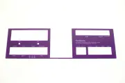 Purple Technics Lower Face Front Inserts for Technics Tape Deck Fits 1500 1506