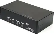 StarTech.com SV431DPDDUA2 4 Port 4K 60Hz Dual DisplayPort KVM Switch