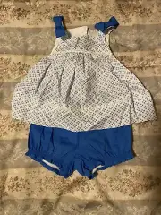 Gymboree Coastal Breeze Swing top bloomer summer Set Baby Girls 6-12 months NWT