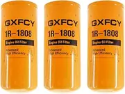 1R-1808 Oil Filter Replace for LF691A LF3566 1R-0716 1R-1808 2P-4005 P554005 P551808 B7299 275-2604 85114070 57792 Compatible with 3406B 3412C 3412 3306B C7 C9 C11 C12 C13 C15 C16 C18(pack of 3)