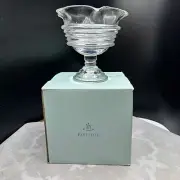 PartyLite Sundae Pillar Votive Candle Holder Retired Clear Glass Home Decor