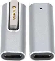 Type C to Magnetic Adapter,Type C to for, PD Fast Charging,Fast Charging Magnetic Suction Interface, USB C to Magnetic Adapter for OS X Laptop (USB C to Magnetic Adapter)