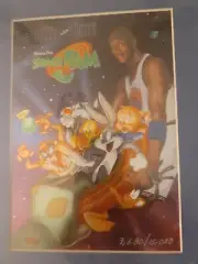 1996 Warner Brothers Upper Deck Space Jam Michael Jordan Lithograph # Limited