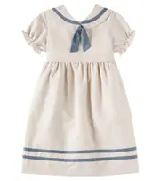 [La Coqueta] La Coqueta Cordelia linen and cotton dress Y 8 beige