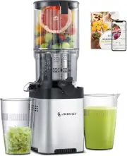 Cold Press Juicer, Juicer Machines - 5.2" Large Feed Chute for Whole Fruits & Ve