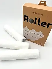 My Paint & Co, Micro-fibre Paint Roller 270mm 10mm Nap 3pk, Premium super smooth paint roller for ceiling, wall.