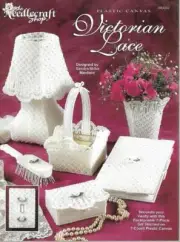 NEW PLASTIC CANVAS VICTORIAN LACE 7 BEAUTIFUL DESIGNS