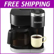 K-Duo Plus Coffee Machine: Automatic Brewing for Carafe & Single Serve Joy