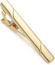 [Elandy] Metal Tie Clips for Men Necktie Tie Bar Pinch Clips Clasp Clip Clamp Pins for Business Party Wedding Anniversary Xmas Gift