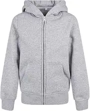 [Build Your Brand] Childrens/Kids Basic Organic Full Zip Hoodie