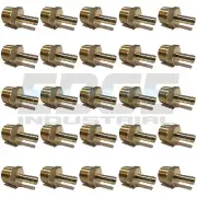(25 Pieces) 3/8 HOSE BARB X 3/4 MALE NPT Brass Pipe Fitting Gas Fuel Water Air