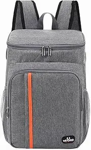 Insulated Hiking Backpack, Waterproof Fully Insulated Lunch Bag, Insulated Large Picnic Bag, Soft Sided Insulated Cooler Backpack, Women Men Backpack for Travel Hiking Beach School Camping BBQ