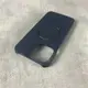 深藍碳纖維紋MagSafe磁吸適用蘋果14promax手機殼14pro商務iphone13promax新款12半包硬殼11男女保護套個性